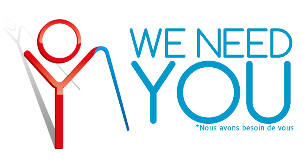 Visuel "We nees you" (Nous avons besoin de vous).