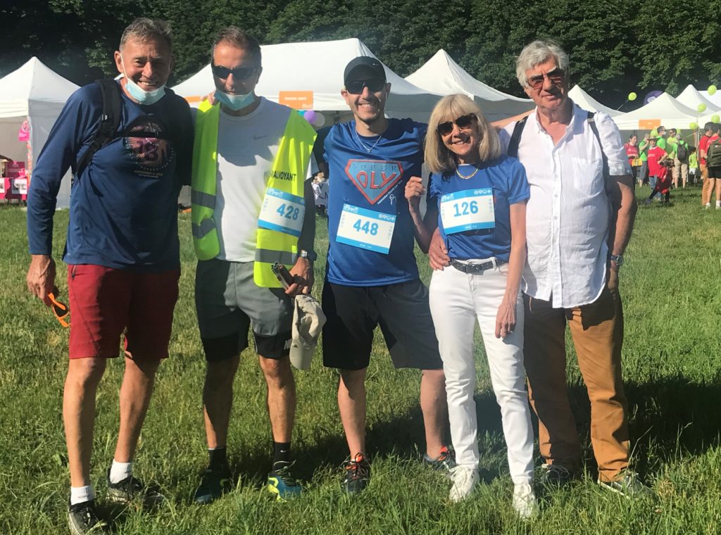 Photo de groupe de la Course des Héros 2021 ) Paris