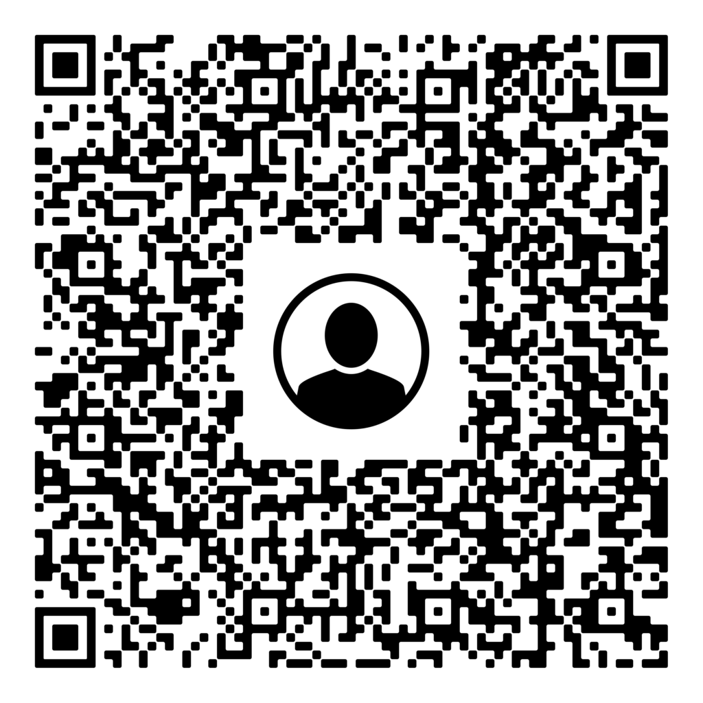 QR Code de fiche contact du numéro de téléphone permettant de témoigner.